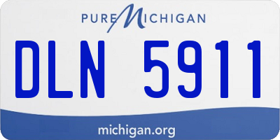 MI license plate DLN5911