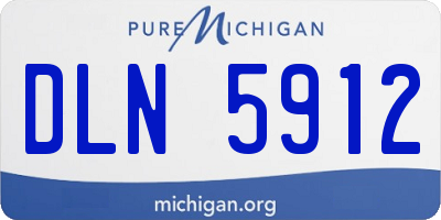 MI license plate DLN5912