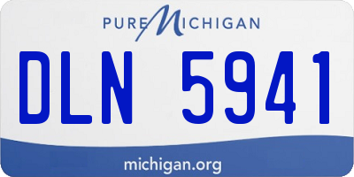 MI license plate DLN5941