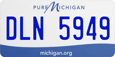 MI license plate DLN5949