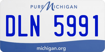 MI license plate DLN5991