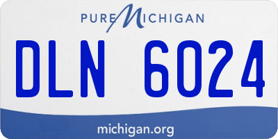 MI license plate DLN6024