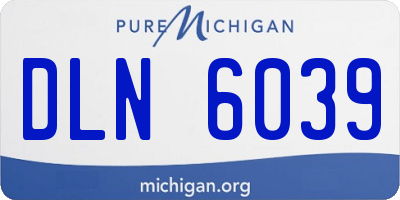 MI license plate DLN6039