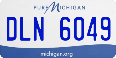 MI license plate DLN6049