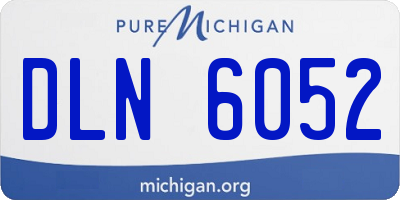 MI license plate DLN6052