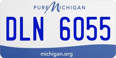 MI license plate DLN6055