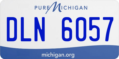 MI license plate DLN6057