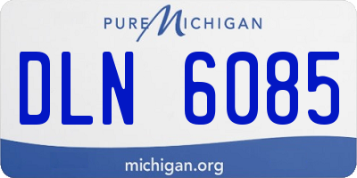 MI license plate DLN6085