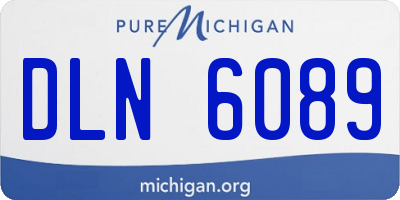 MI license plate DLN6089