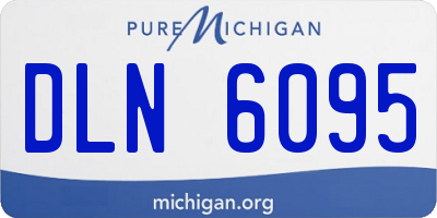 MI license plate DLN6095