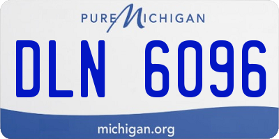 MI license plate DLN6096