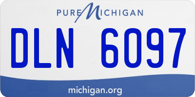 MI license plate DLN6097