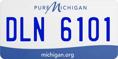 MI license plate DLN6101