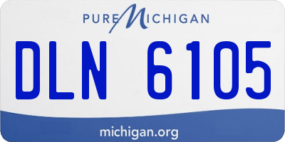 MI license plate DLN6105