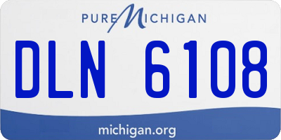 MI license plate DLN6108