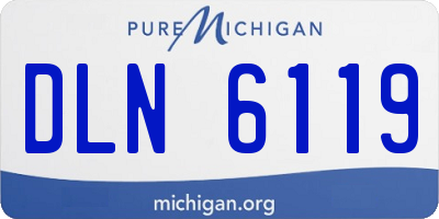 MI license plate DLN6119