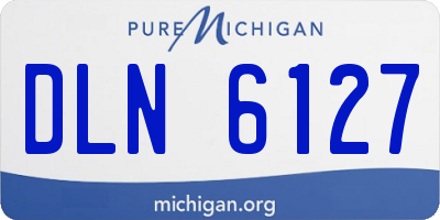 MI license plate DLN6127