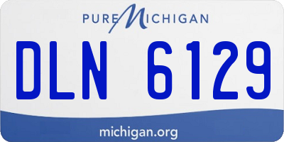 MI license plate DLN6129