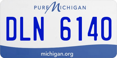 MI license plate DLN6140