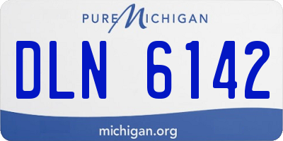 MI license plate DLN6142