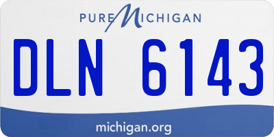 MI license plate DLN6143