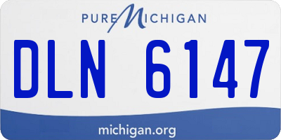 MI license plate DLN6147