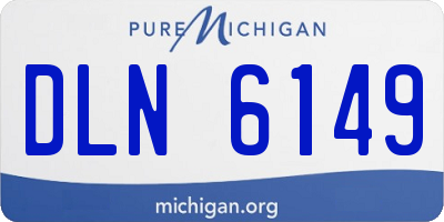 MI license plate DLN6149