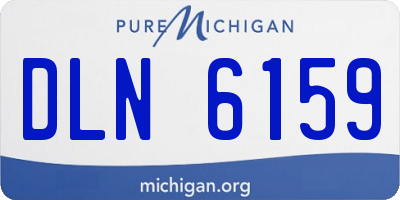 MI license plate DLN6159