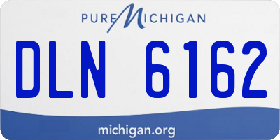 MI license plate DLN6162