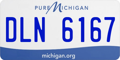 MI license plate DLN6167