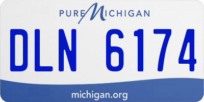 MI license plate DLN6174