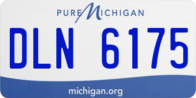 MI license plate DLN6175