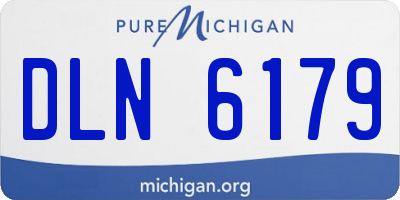 MI license plate DLN6179