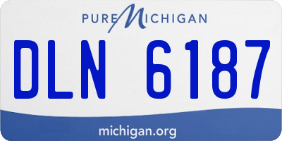 MI license plate DLN6187