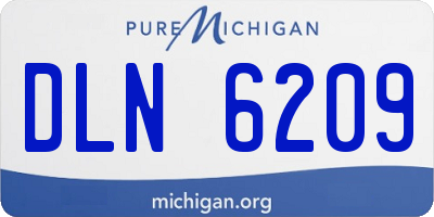 MI license plate DLN6209