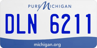 MI license plate DLN6211