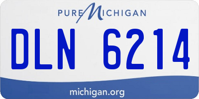 MI license plate DLN6214