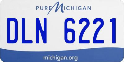 MI license plate DLN6221