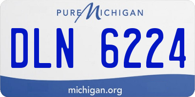 MI license plate DLN6224