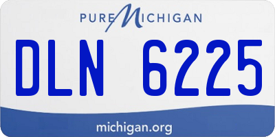 MI license plate DLN6225