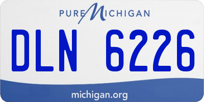 MI license plate DLN6226