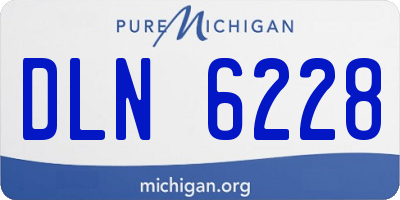 MI license plate DLN6228