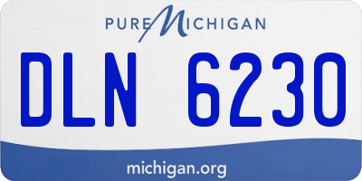 MI license plate DLN6230