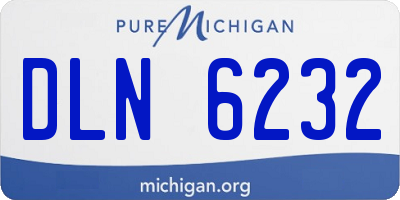 MI license plate DLN6232