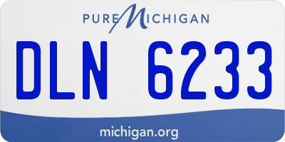 MI license plate DLN6233