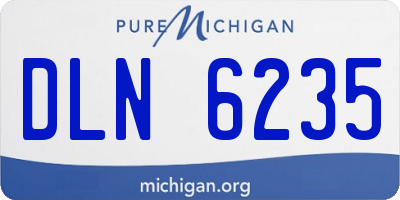 MI license plate DLN6235