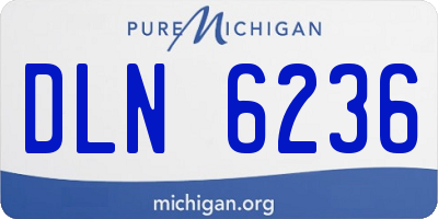 MI license plate DLN6236