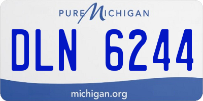 MI license plate DLN6244