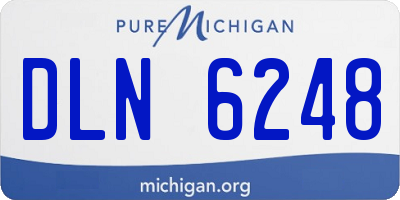 MI license plate DLN6248