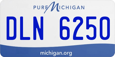 MI license plate DLN6250